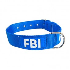 8818 - COLEIRA FITA LARGA TAM.P FBI