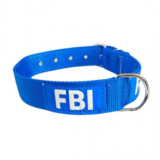 COLEIRA FITA LARGA TAM.P FBI