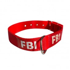 8821 - COLEIRA FITA LARGA TAM.G FBI