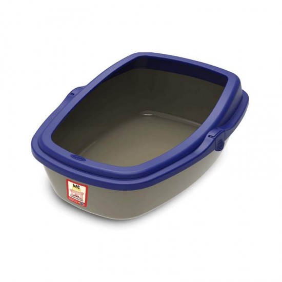 SANITARIO GATOS WC KING GRANDE GOLD/AZUL