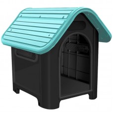 9044 - CASA DOG HOME BLACK N.6 TELHADO VERDE