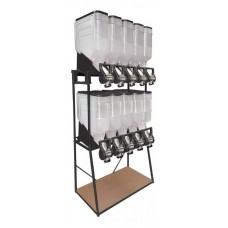 9152 - DISPENSER 40L - 10 MODULOS PRETO 2X5