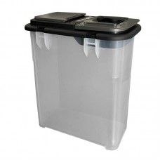 9160 - MEC BOX 35L TRANSPARENTE/PRETO - MECPET