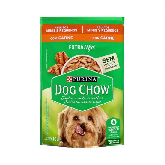 SACHE ADULTO PEQUENO CARNE 100G (DOG SHO