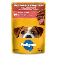 9181 - SACHE ADULTO MINI CARNE 85G (PEDIGREE)