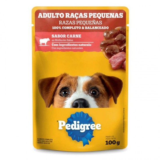 SACHE ADULTO MINI CARNE 85G (PEDIGREE)