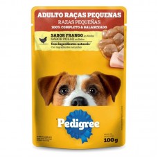 9183 - SACHE ADULTO MINI FRANGO 85G (PEDIGREE