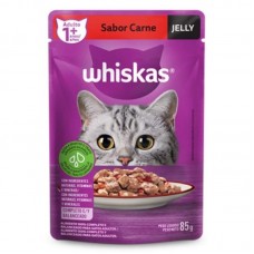 9197 - SACHE ADULTO 7+ CARNE 85G (WHISKAS)