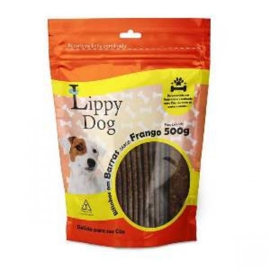 BIFINHO BARRA FRANGO 500G (LIPPY DOG)