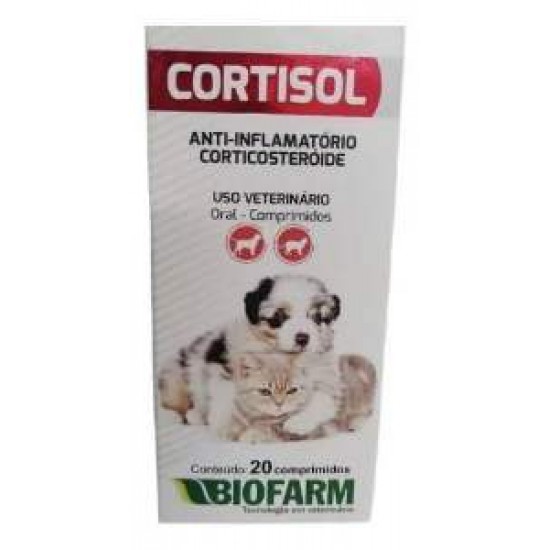 CORTISOL BLISTER C/20 COMPRIMIDOS (BIOFA