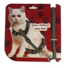 4126 - GUIA PEITORAL GATO MACHO P (PET REPASSE)