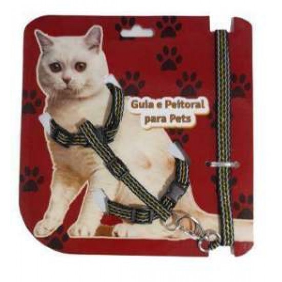 GUIA PEITORAL GATO MACHO P (PET REPASSE)