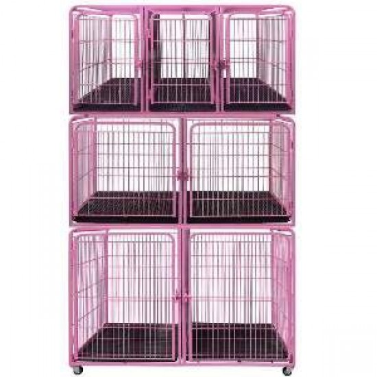 KIT CANIL PET MIX MODULAR 7 LUGARES ROSA