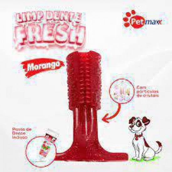 LIMP DENTE FRESH MORANGO M (11X4,5CM) PE