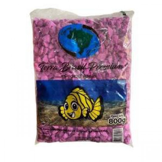 PEDRA PARA AQUARIO LILAS 800G