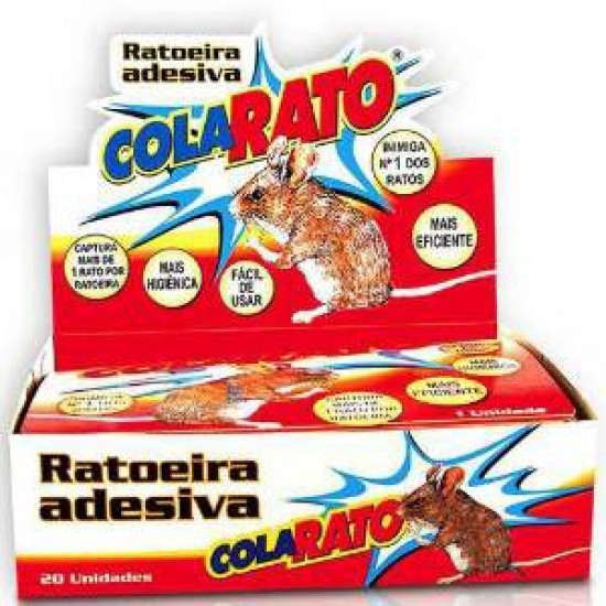 RATOEIRA ADESIVA COLA RATO CX C/20 UN (A