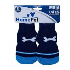 4238 - MEIA OSSO AZUL  G HOME PET