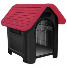 4409 - CASA DOG HOME BLACK N.3 TELHADO VERMELHO