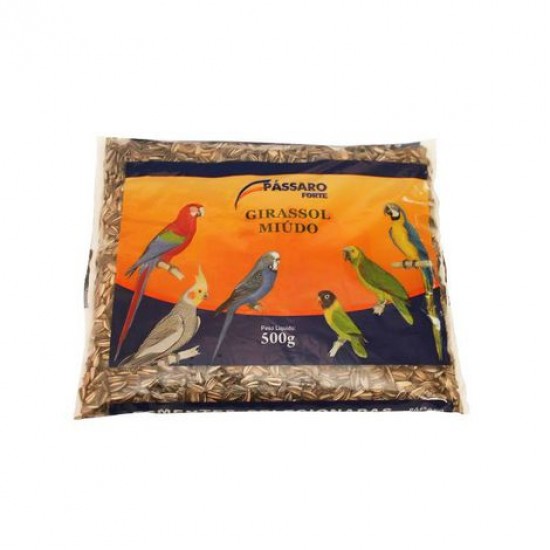 GIRASSOL MIUDO 500G (PASSARO FORTE)