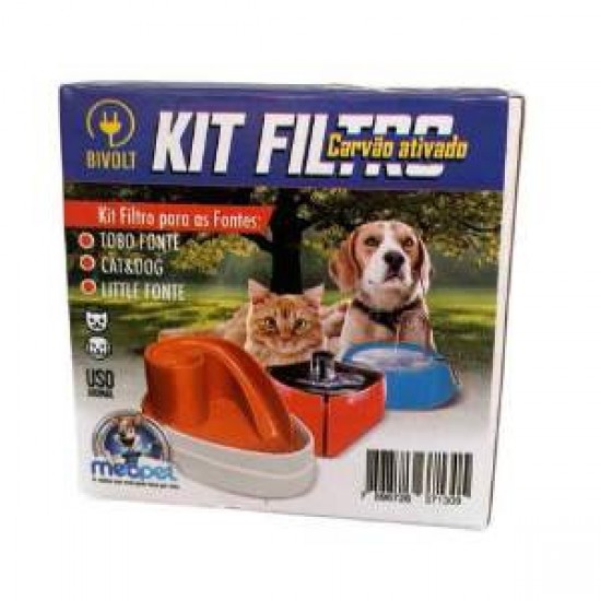 KIT FILTRO FONTES C/3 UNIDADES (MEC PET)