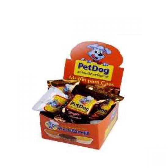 DISPLAY MUFFIN CHOCOLATE 16 UN PETDOG