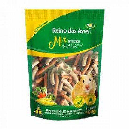 MIX STICKS BISCOITO PARA HAMSTER 100G