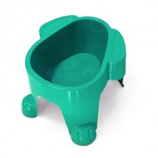 6840 - COMEDOURO ALTO CAES 12CM 300ML VERDE