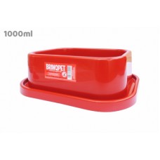 6968 - COMEDOURO ANTIFORMIGA G 1000ML VERMELHO