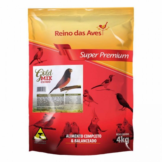 CURIO GOLD MIX SC 4 KG (REINO DAS AVES)