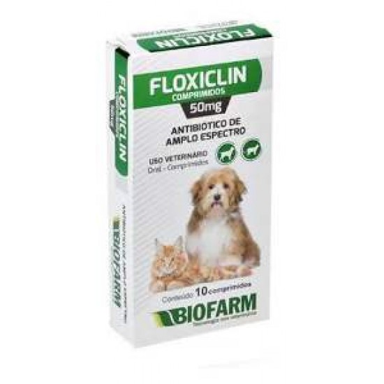 FLOXICLIN 50MG BLISTER C/10 COMPRIMIDOS